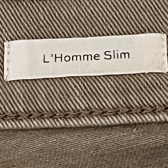 FRAME L'HOMME SLIM TWILL JEANS IN GARAGE GRIME NWOT MEN'S SIZE 30 - Picture 11 of 16